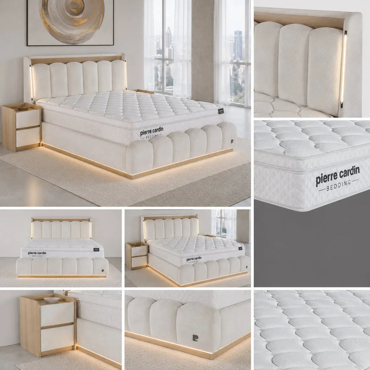 Lit Coffre TORINO LED Pierre Cardin